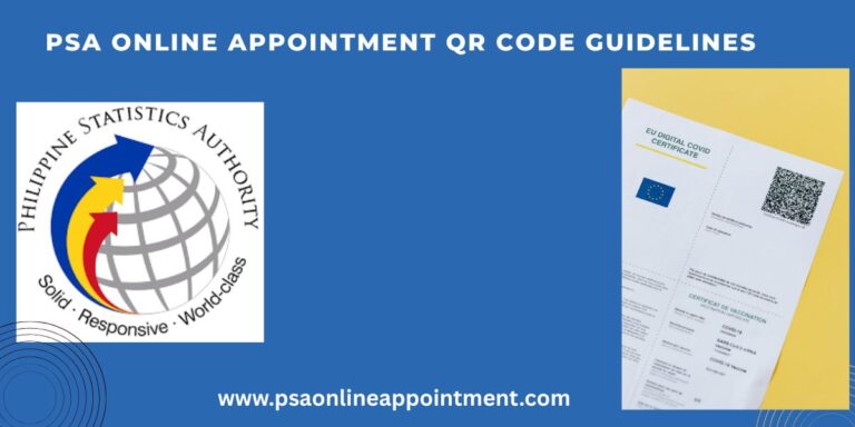 PSA Appointment QR Code