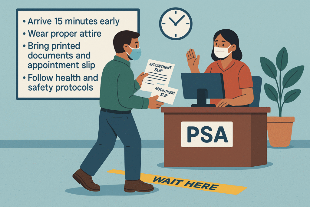 what to expect on appointment day