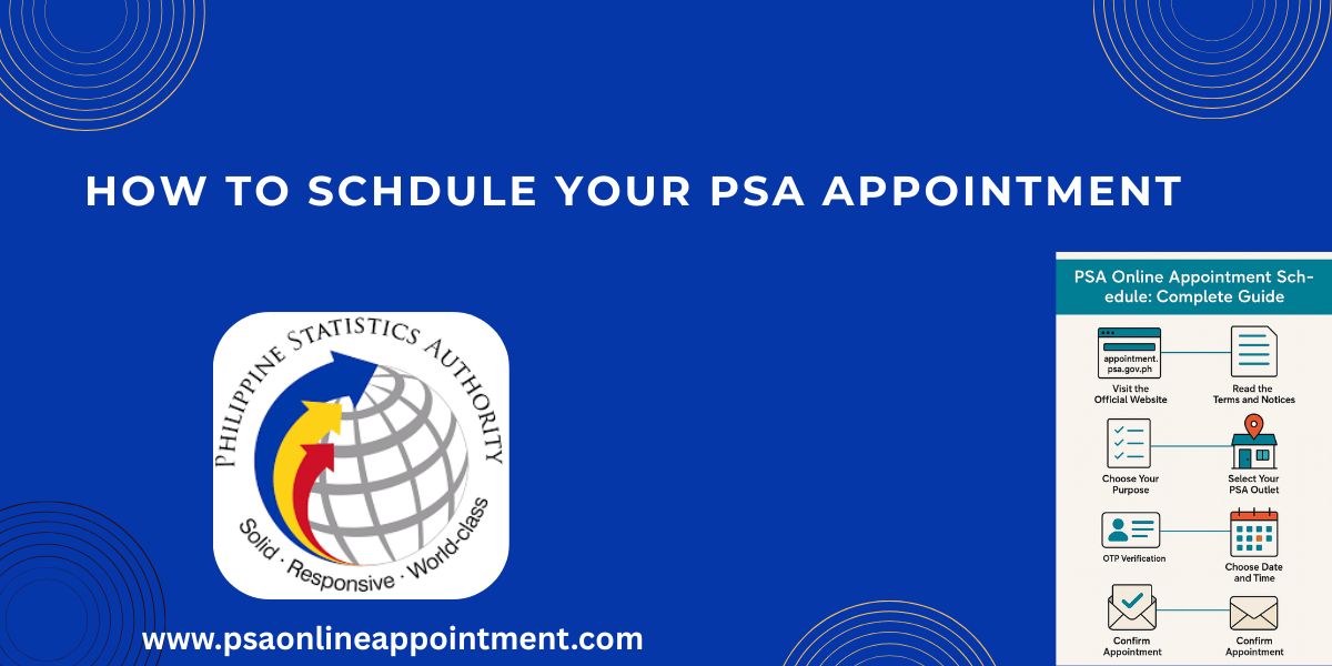 PSA Appointment Schedule