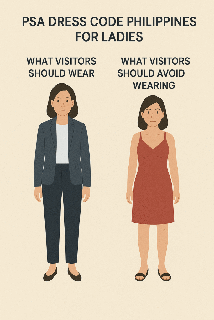 PSA dress code for women and ladies