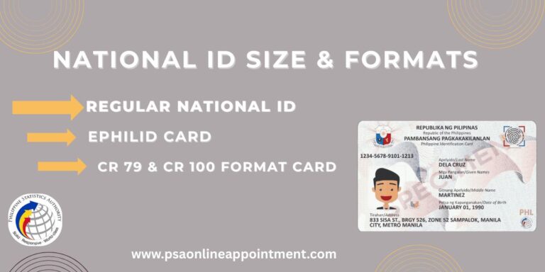 National ID Size and Format