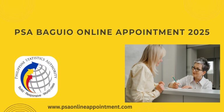 PSA Baguio Online Appointment 2025