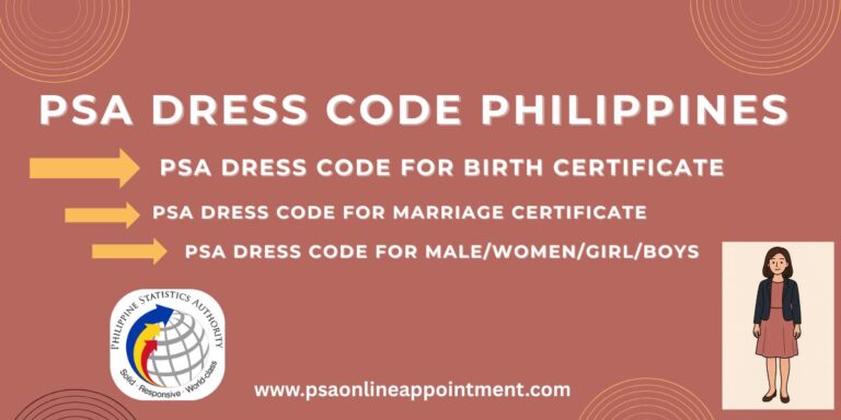 PSA Dress Code Philippines