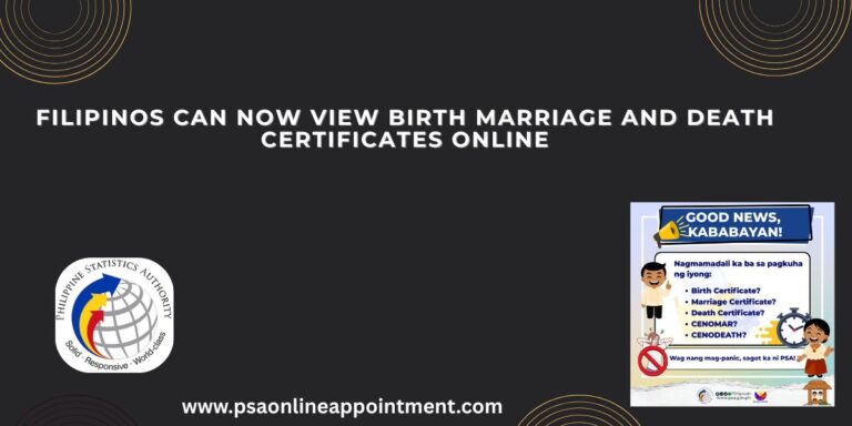 PSA Online Viewable Service