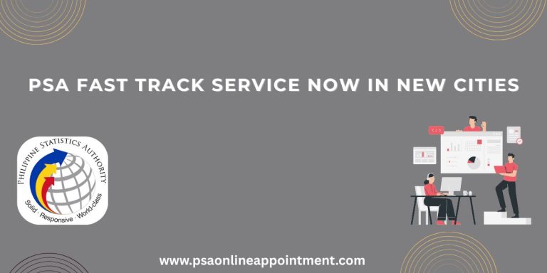 PSA Fast Track Services Expanded in New Cities